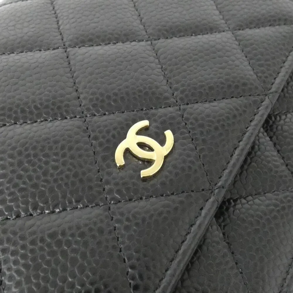 CHANEL Authentic Black Wallet